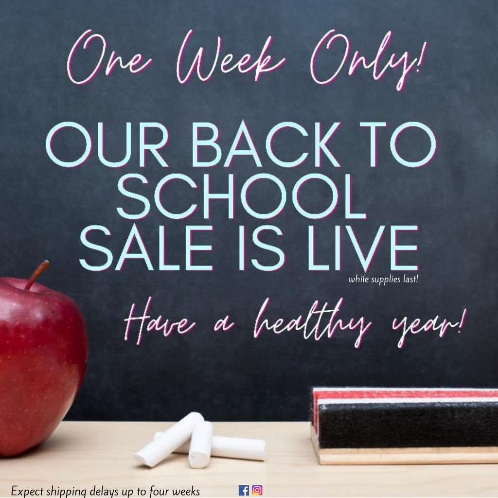 Our Back-to-School sale is LIVE! 🍎