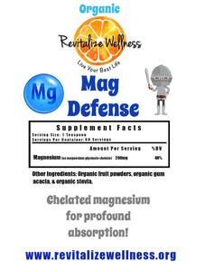 NEW Mag Defense - Chelated Magnesium Glycinate
