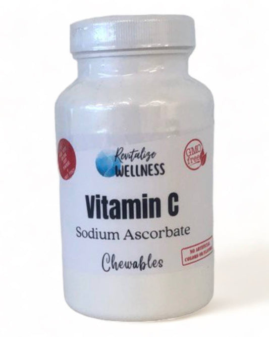 Sodium Ascorbate Vitamin C Chewables - 60 Servings