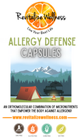 allergy defense capsules vitamin c, vitamin b3, NAC, quercetin, bromelain