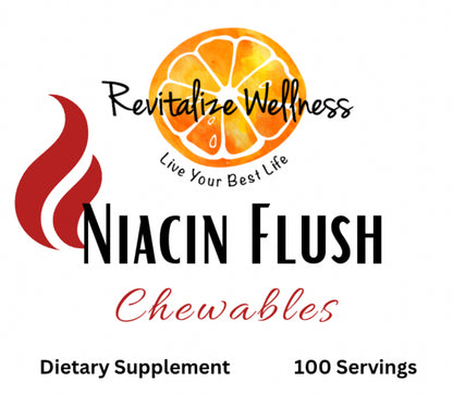 Starter Niacin flush Chewables -100 servings